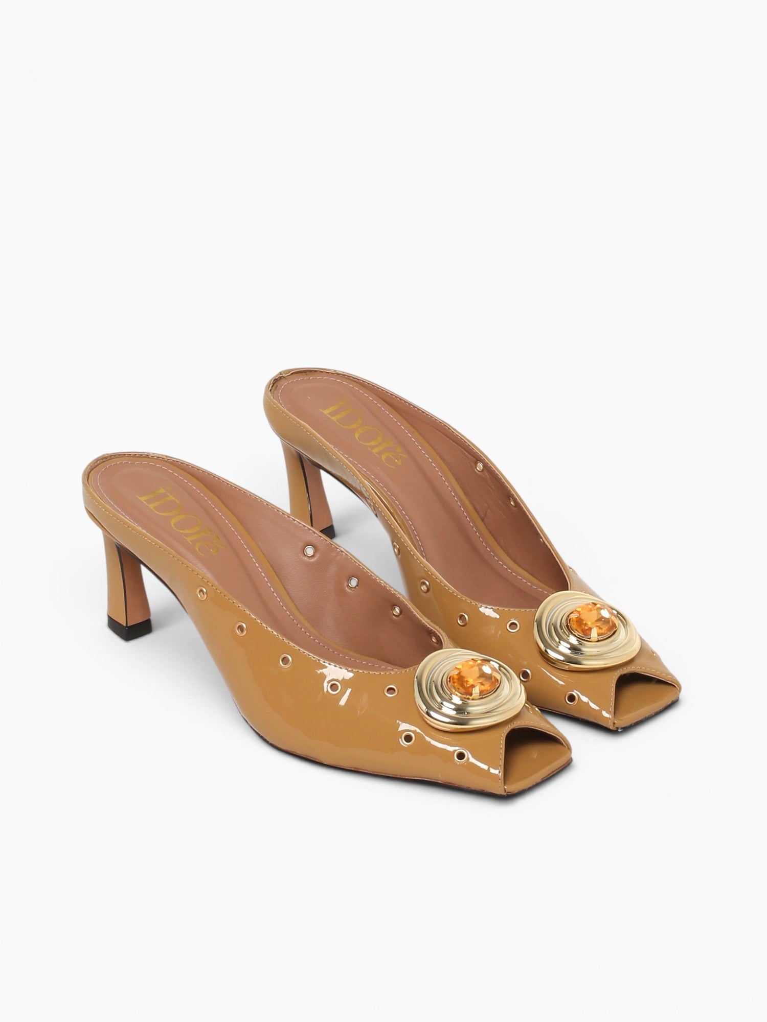 Bakiri Peach Sand Verniz Canvas Beige / 5 / M