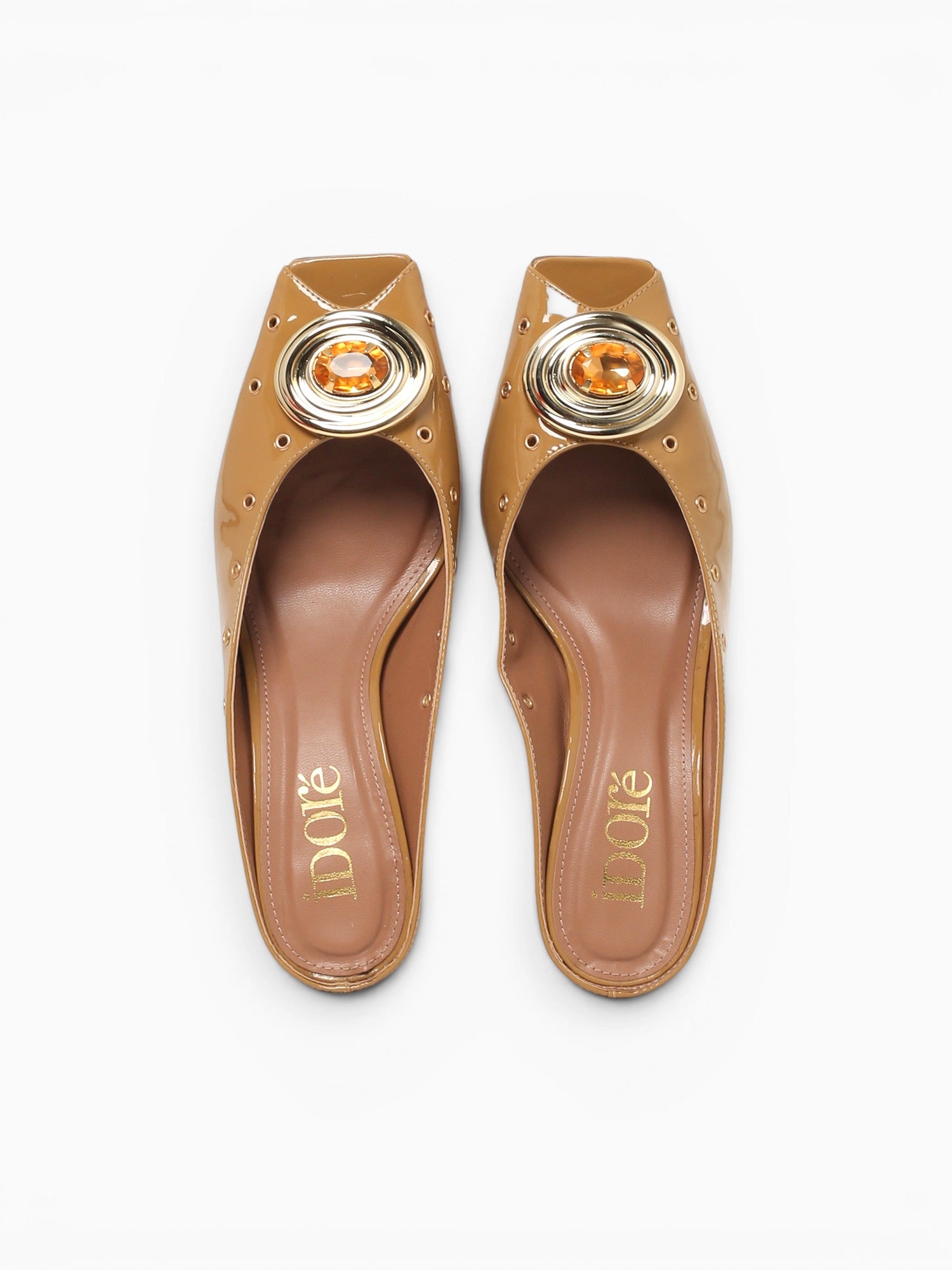 Bakiri Peach Sand Verniz Canvas Beige / 5 / M
