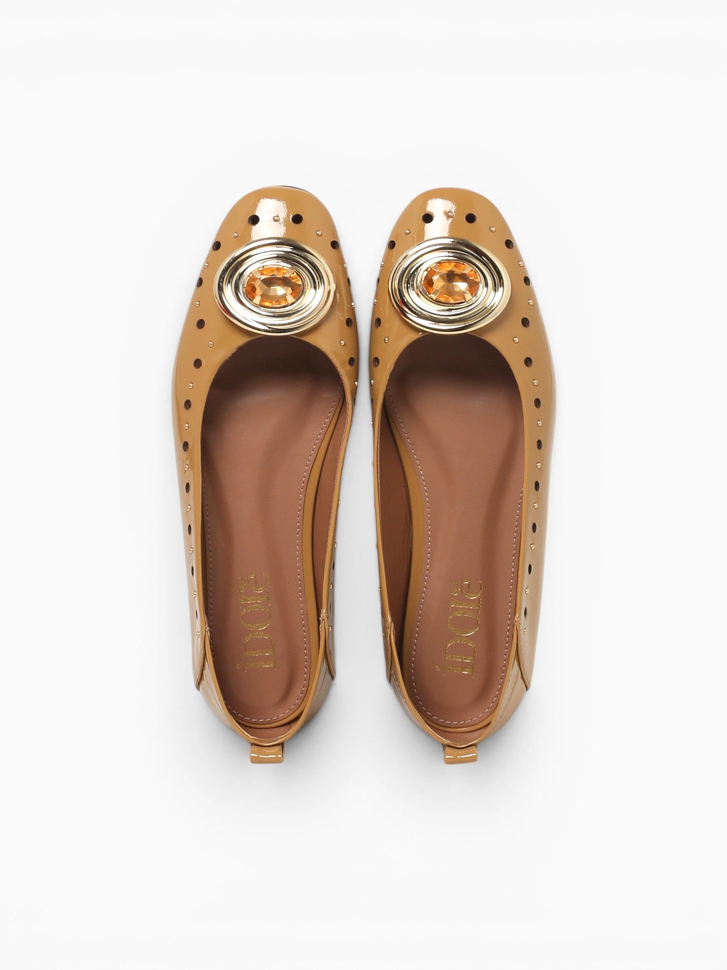 Francis Peach Sand Verniz Canvas Beige / 5 / M