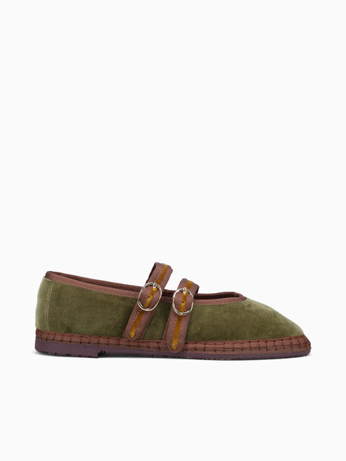 Claire Mustard Velvet Yellow / 36 / M