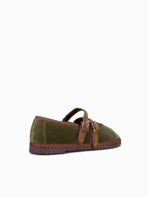 Claire Mustard Velvet Yellow / 36 / M