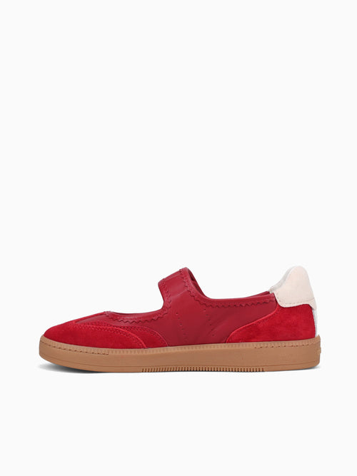 Nanet Crimson Leather Red / 6 / M