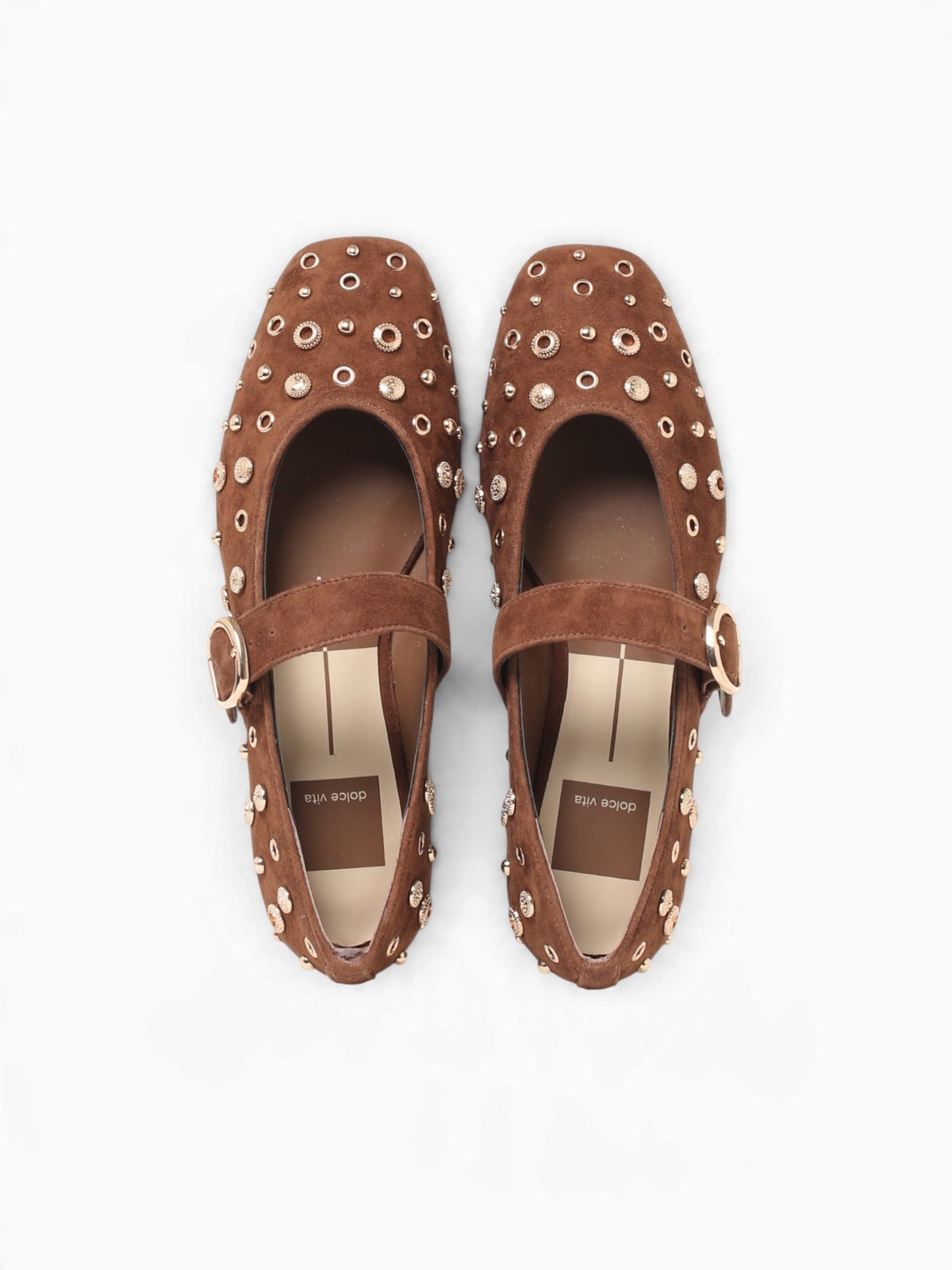 Mella Stud Cocoa Suede Brown / 6 / M