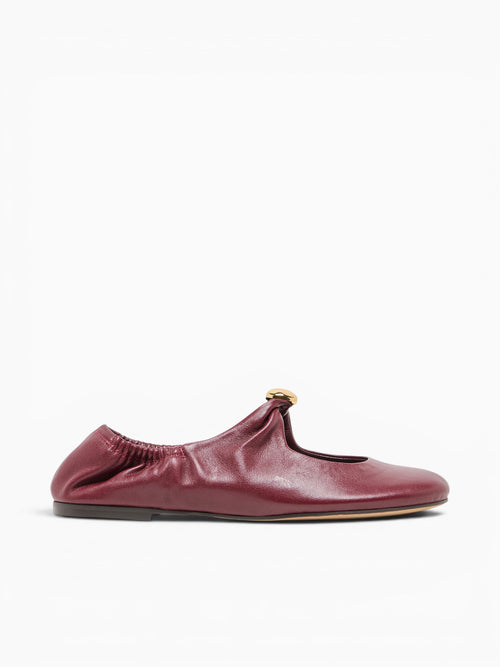 Cornel Oxblood Leather Dark Red / 6 / M