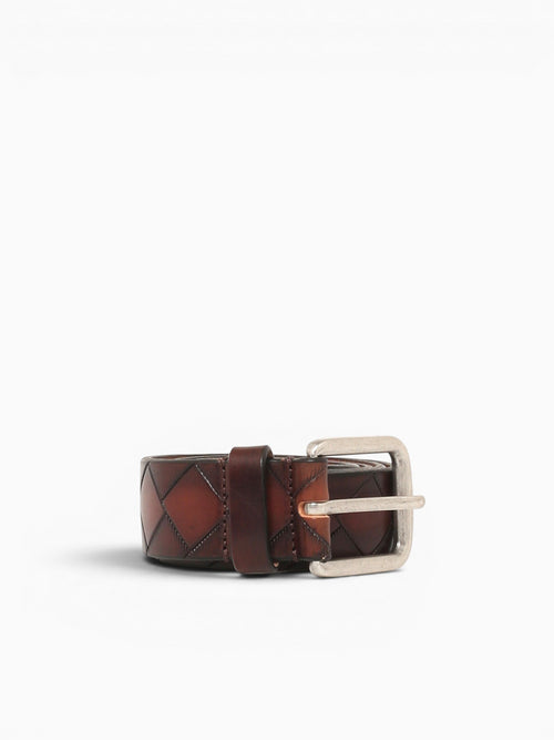 Basktweave Belt Tan Leather Tan / 32