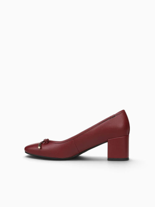 Cora Dark Cherry Smooth Dark Red / 5 / M