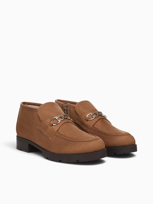Leila Pecan Tan Suede Tan / 5 / M