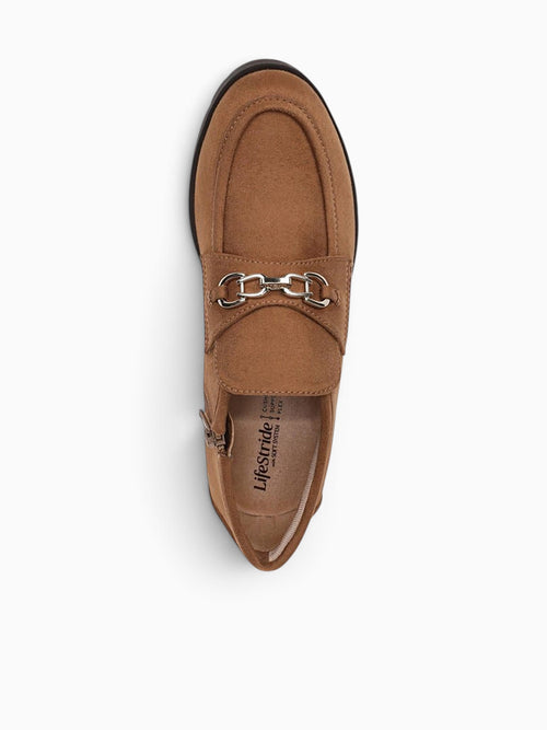 Leila Pecan Tan Suede Tan / 5 / M