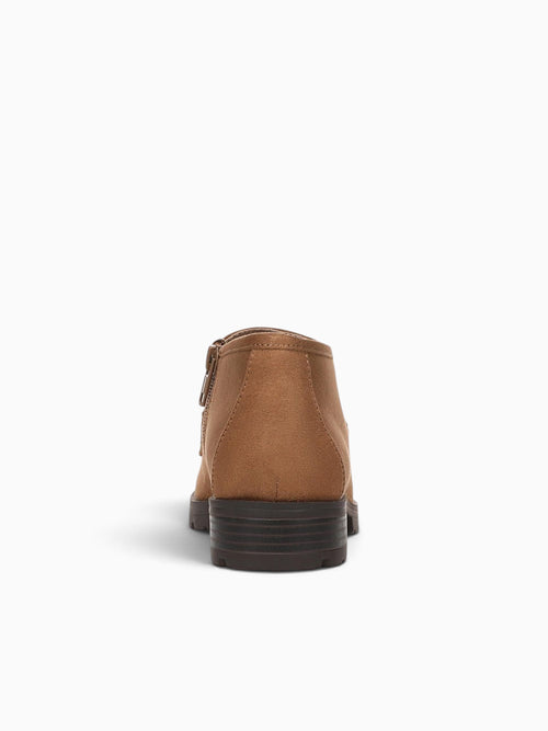 Leila Pecan Tan Suede Tan / 5 / M