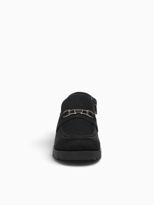 Leila Black Suede Black / 5 / M