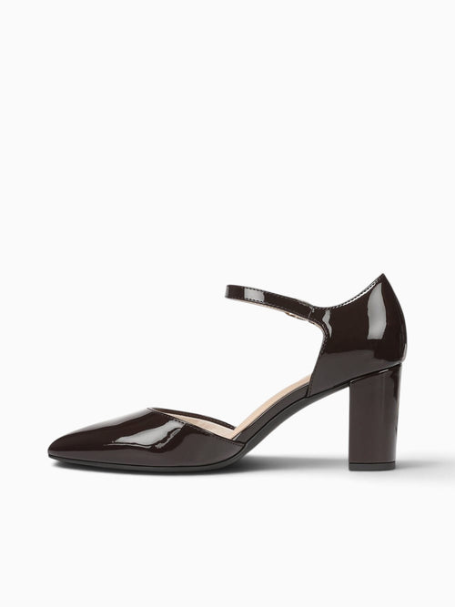 Rylee Dark Chocolate Patent Dark Brown / 5 / M