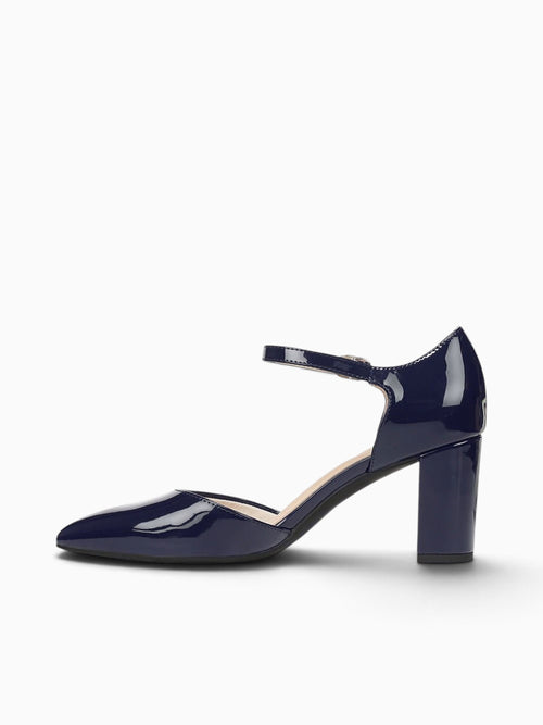 Rylee Sapphire Blue Patent Dark Blue / 5 / M