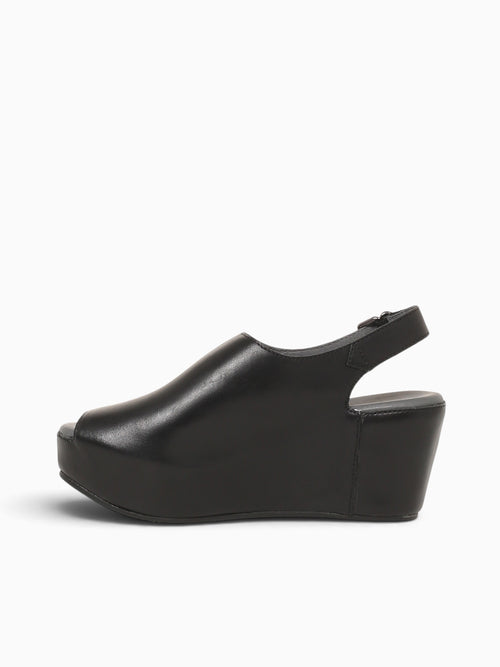 Wabby Black Leather Black / 5 / M