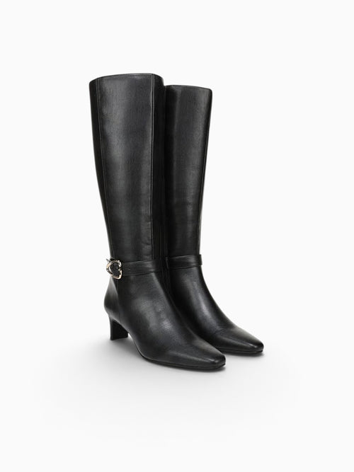 Faris Black Smooth Black / 5 / M