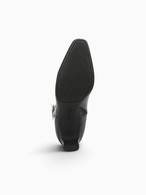 Faris Black Smooth Black / 5 / M