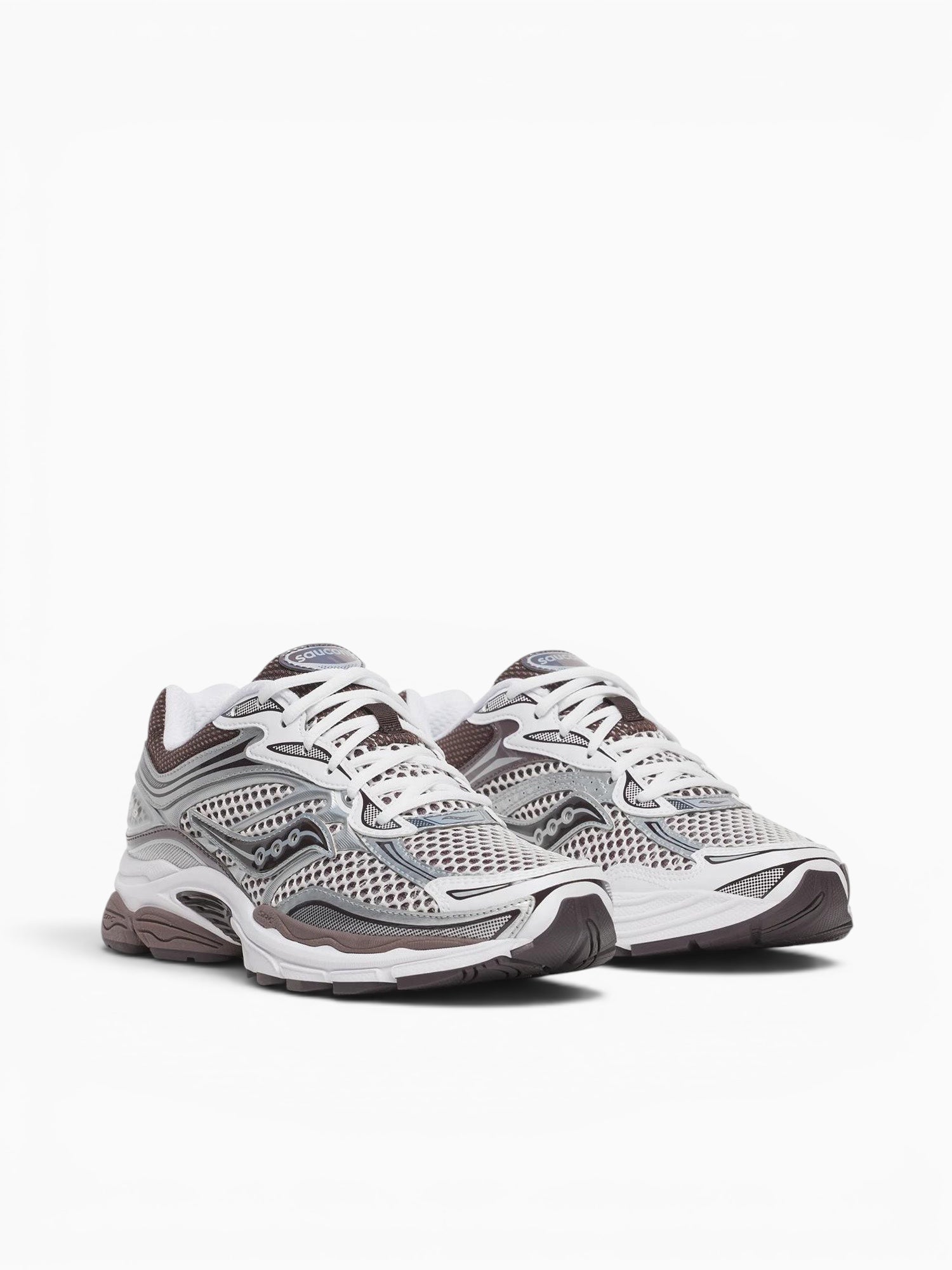 Progrid Omni 9 White Brown leather Mesh Brown / 8 / M