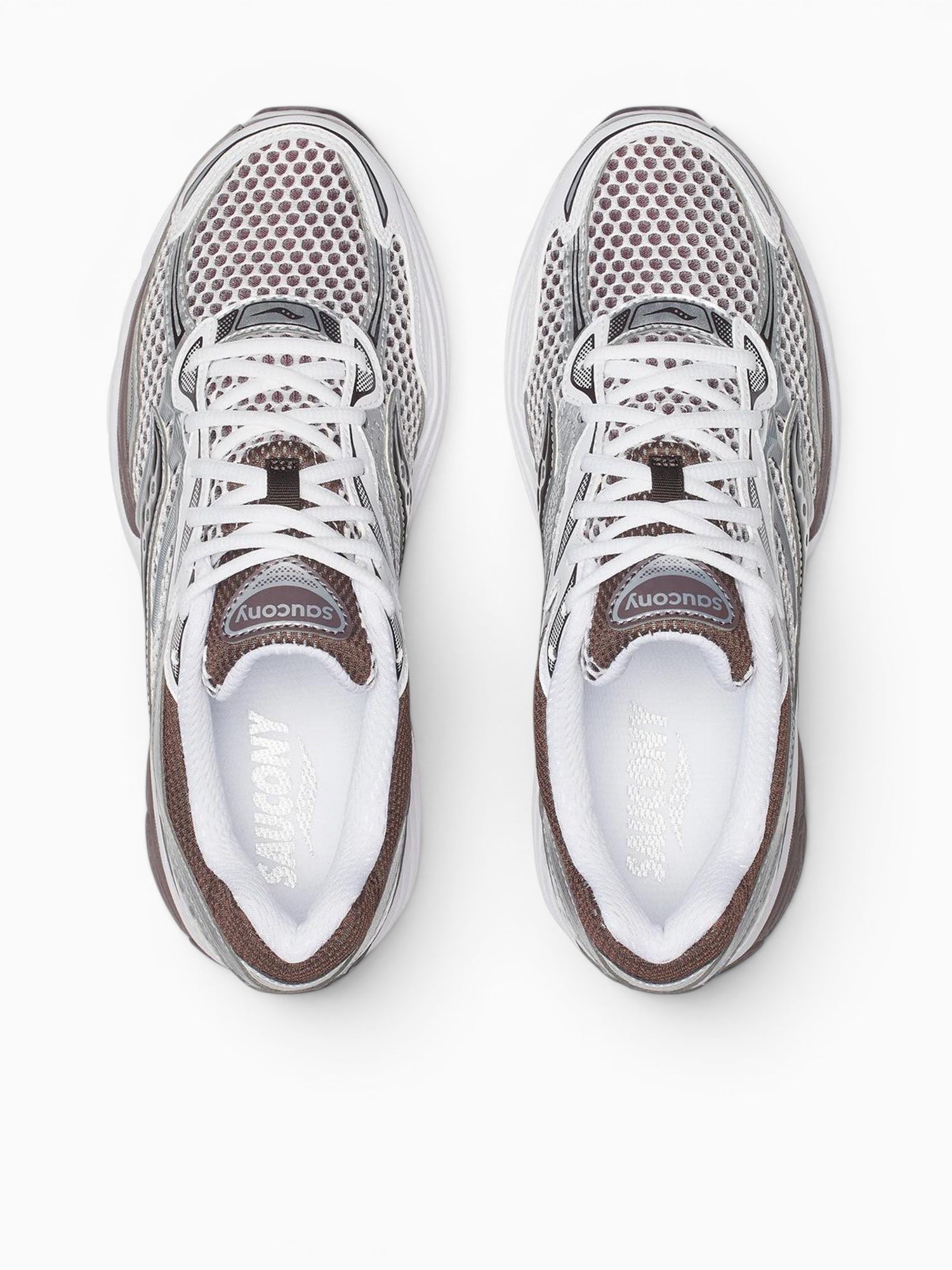Progrid Omni 9 White Brown leather Mesh Brown / 8 / M