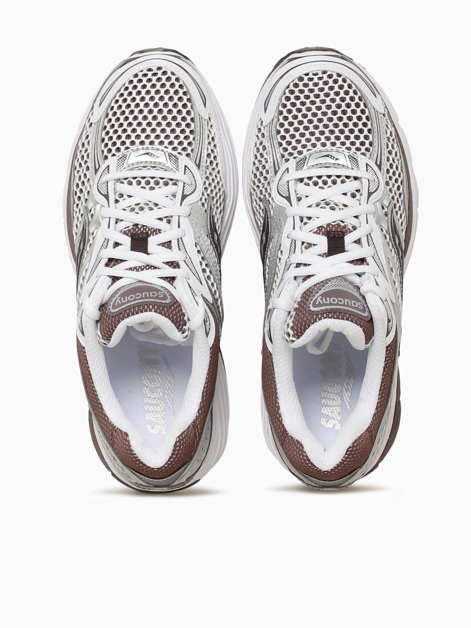 Progrid Omni 9 White Brown leather Mesh Brown / 8 / M