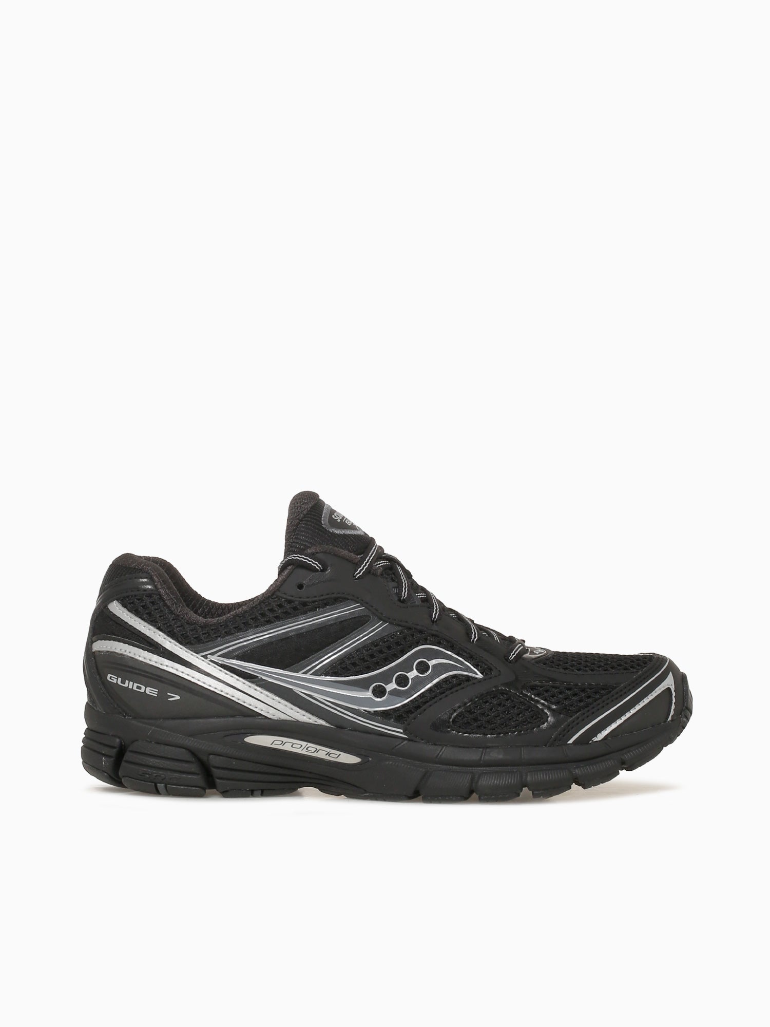 Progrid Guide7 Black Silver leather Mesh Black / 8 / M
