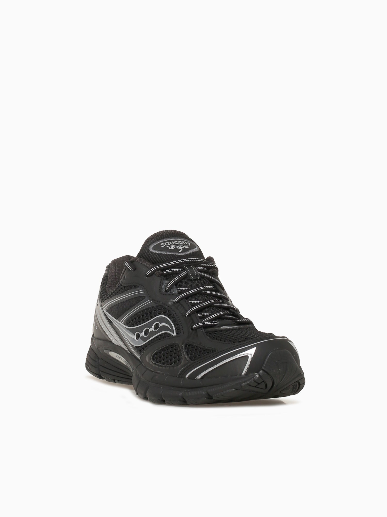 Progrid Guide7 Black Silver leather Mesh Black / 8 / M