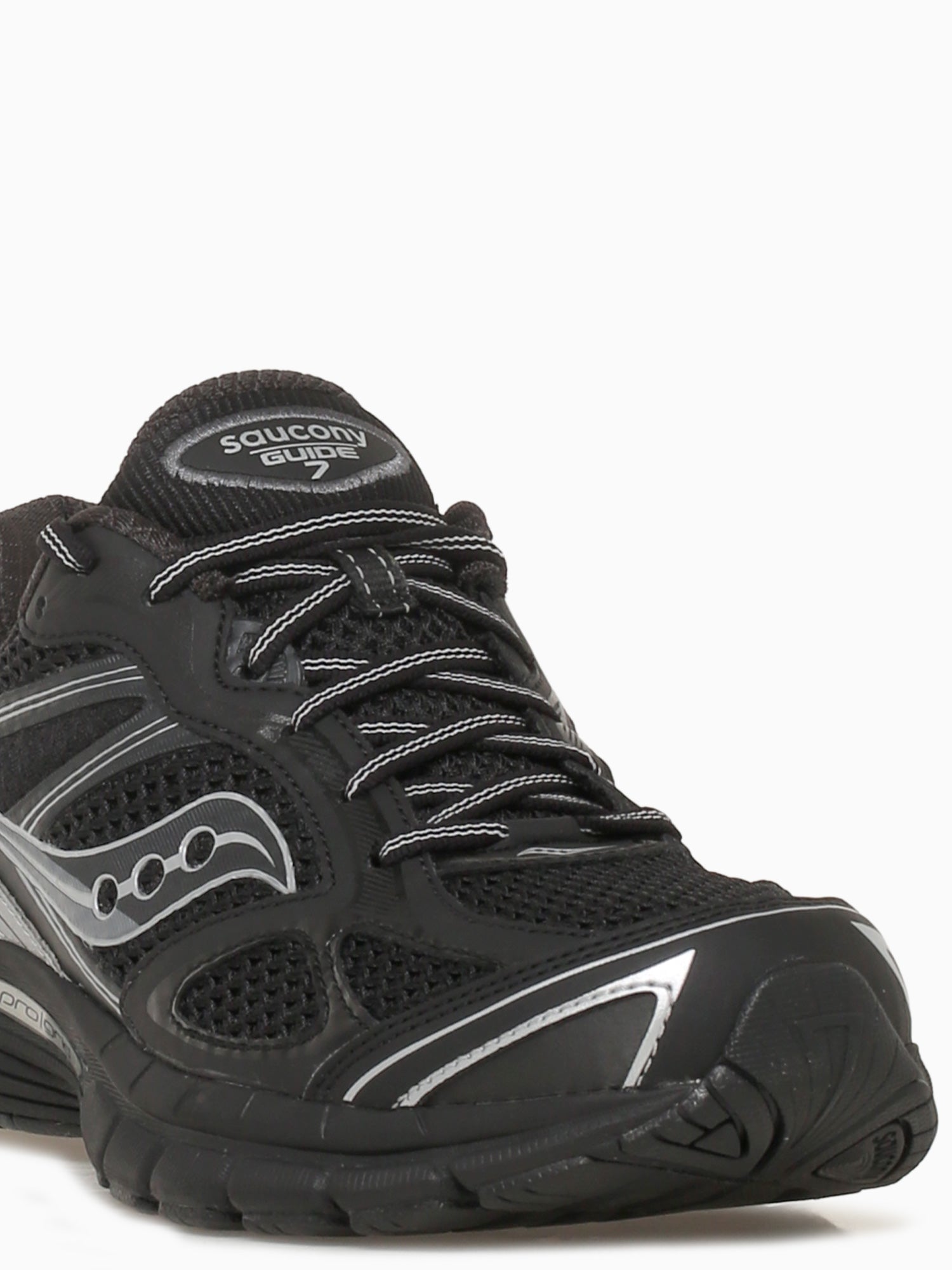 Progrid Guide7 Black Silver leather Mesh Black / 8 / M