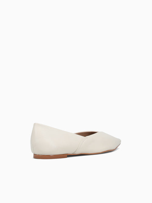 Lucy Bone Napa Leather Off White / 5 / M