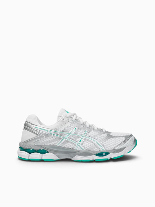 Gel Cumulus White Green leather Mesh White / 4 / M