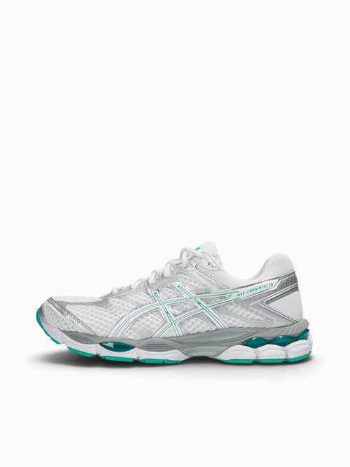 Gel Cumulus White Green leather Mesh White / 4 / M