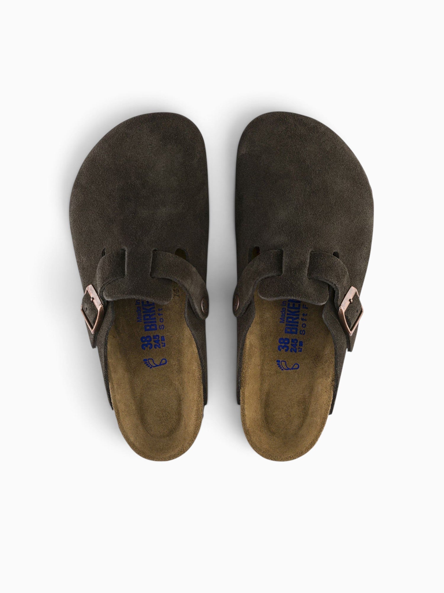 Boston Soft Footbed Mocha Suede Brown / 36 / M