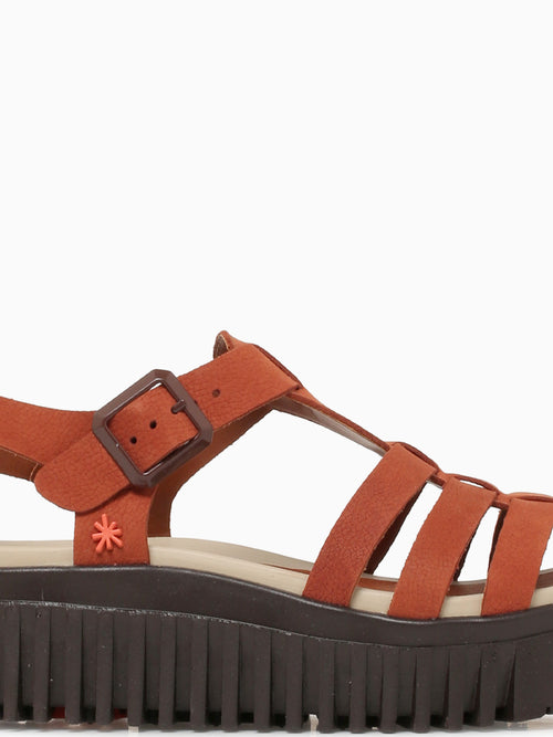 1575 D.orangebrown Brighton lea Dark Orange / 36 / M