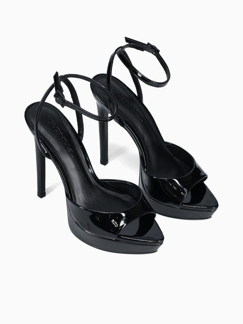 Demi Black Patent Black / 5 / M