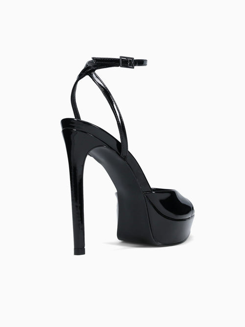 Demi Black Patent Black / 5 / M
