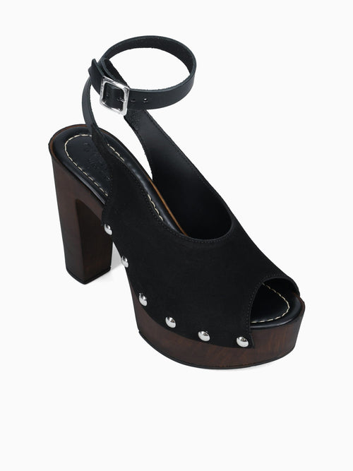 6272 Black Suede Black / 36 / M