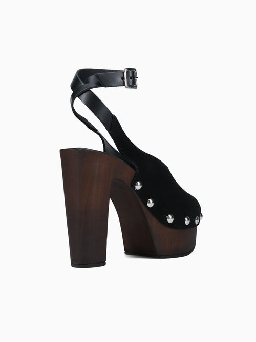 6272 Black Suede Black / 36 / M