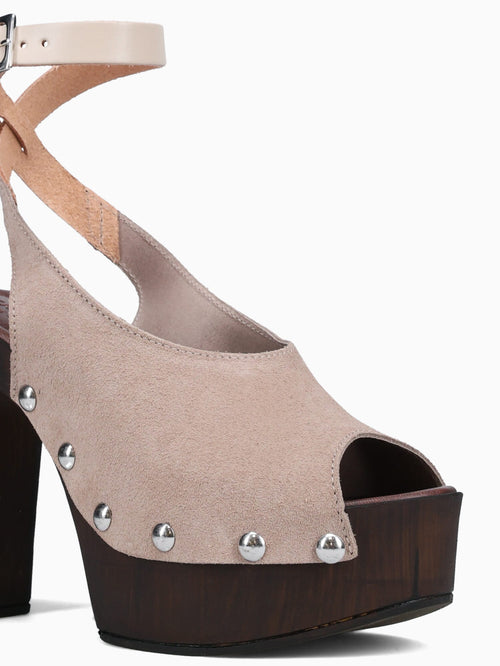 6272 Taupe Suede Taupe / 36 / M