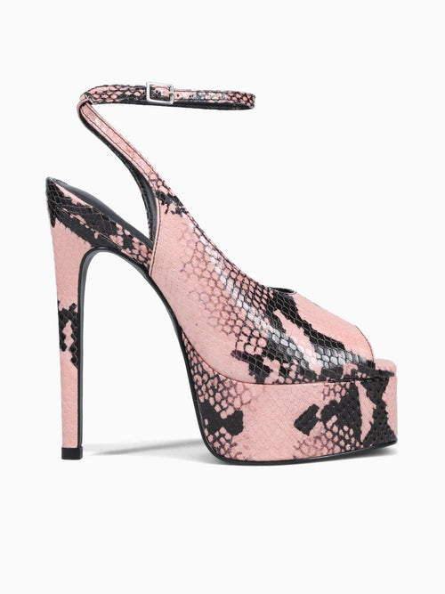 Jamie Pink Snake Pink / 5 / M