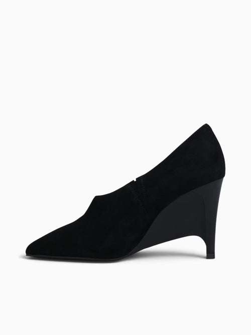 Spatial Black Kid Suede Black / 5 / M