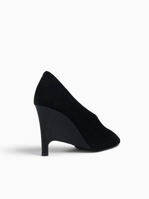 Spatial Black Kid Suede Black / 5 / M