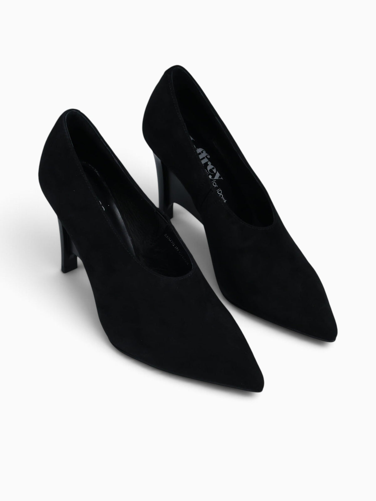 Spatial Black Kid Suede Black / 5 / M