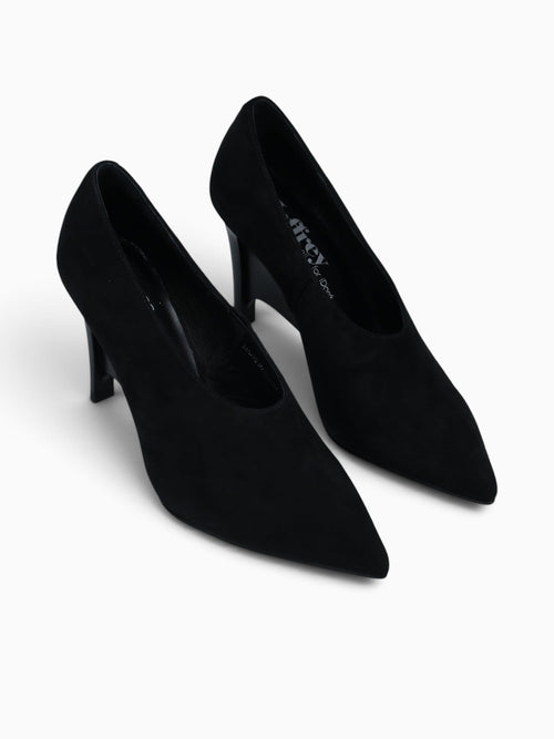 Spatial Black Kid Suede Black / 5 / M