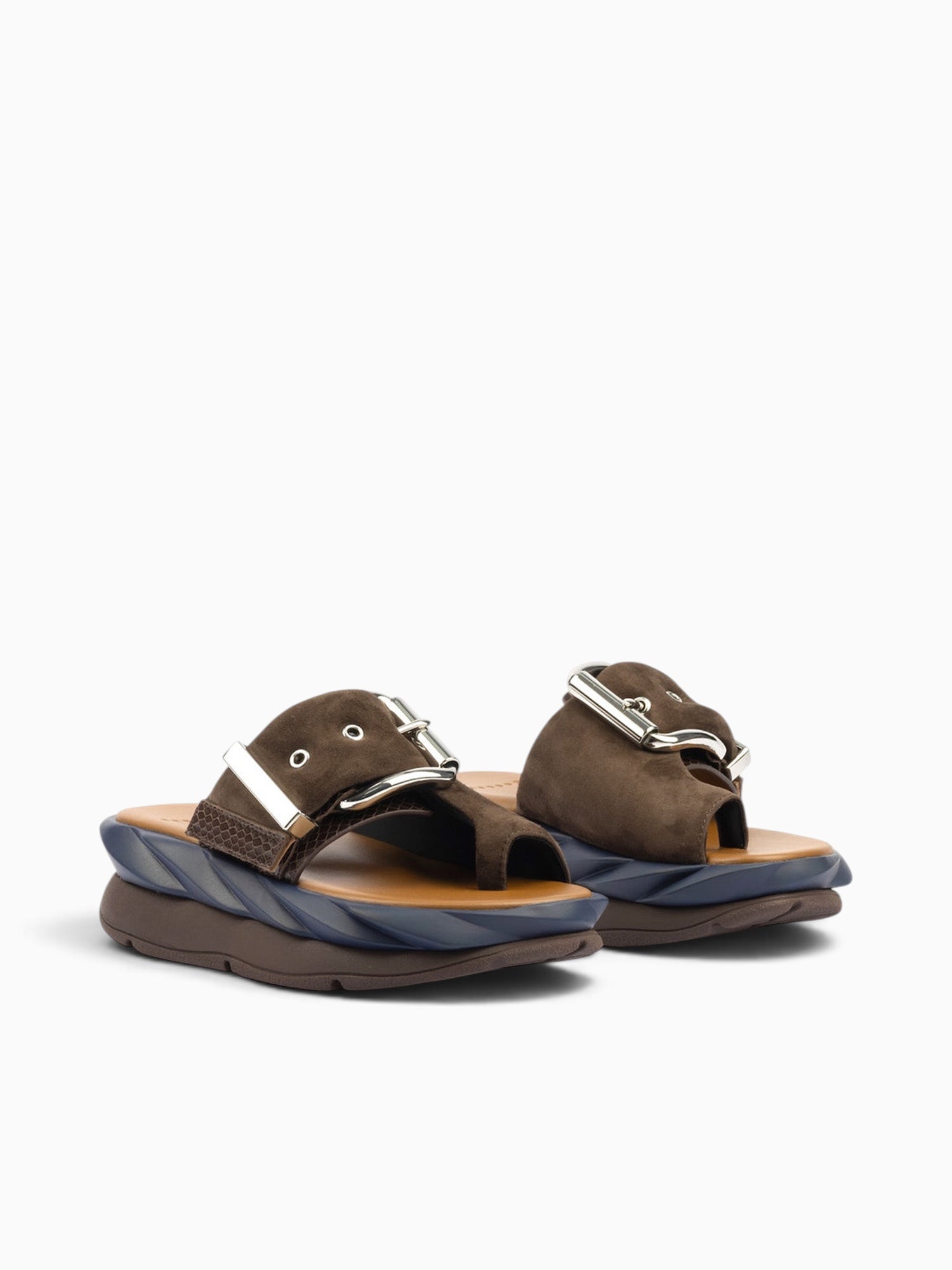 Mellow Glow Choco Kid Suede Brown / 35 / M