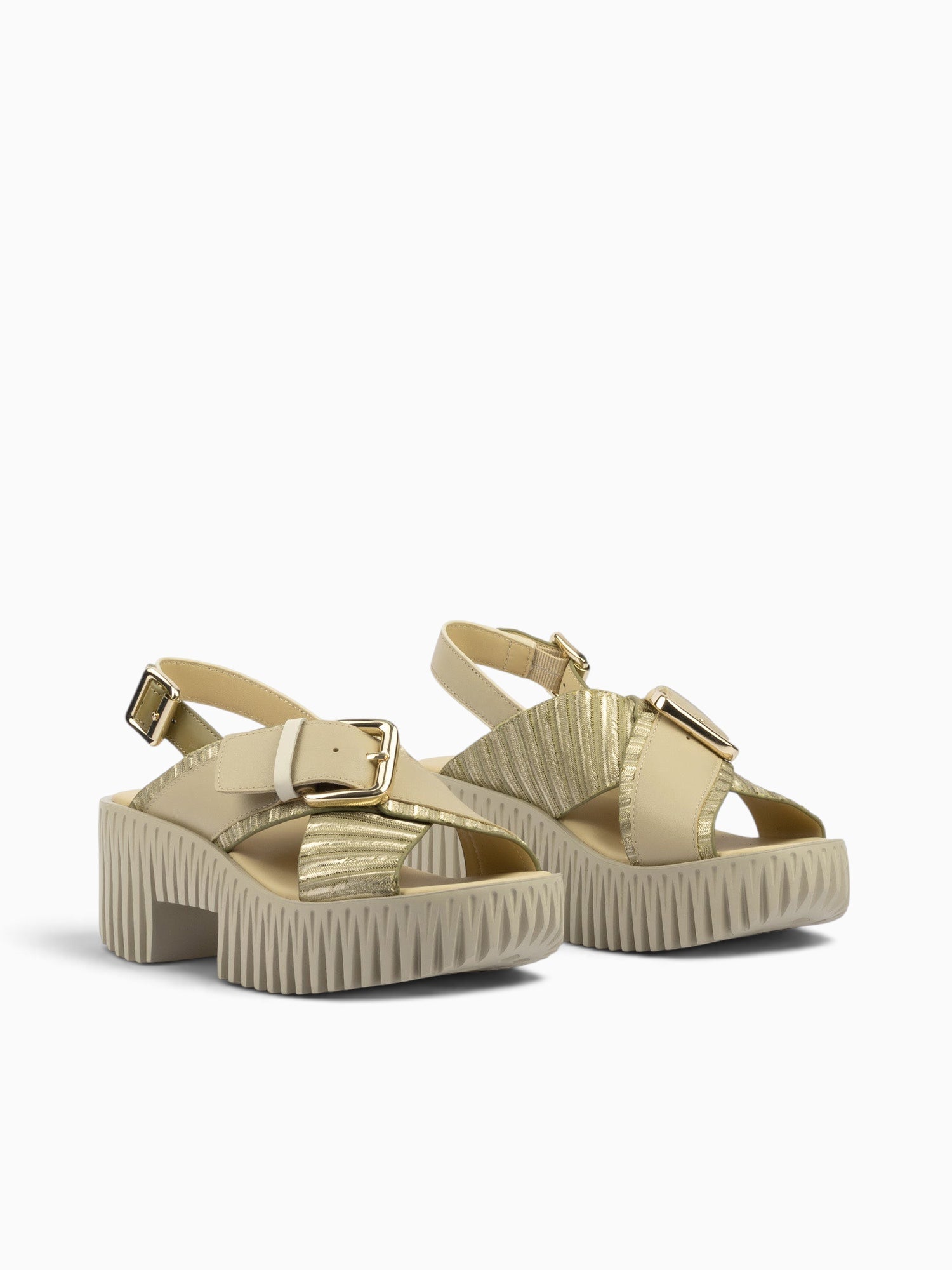 Plia Juno Luxor Textured Leather Gold / 35 / M