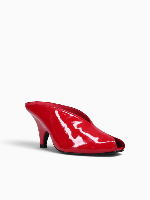Parler Red Patent Leather Red / 5 / M
