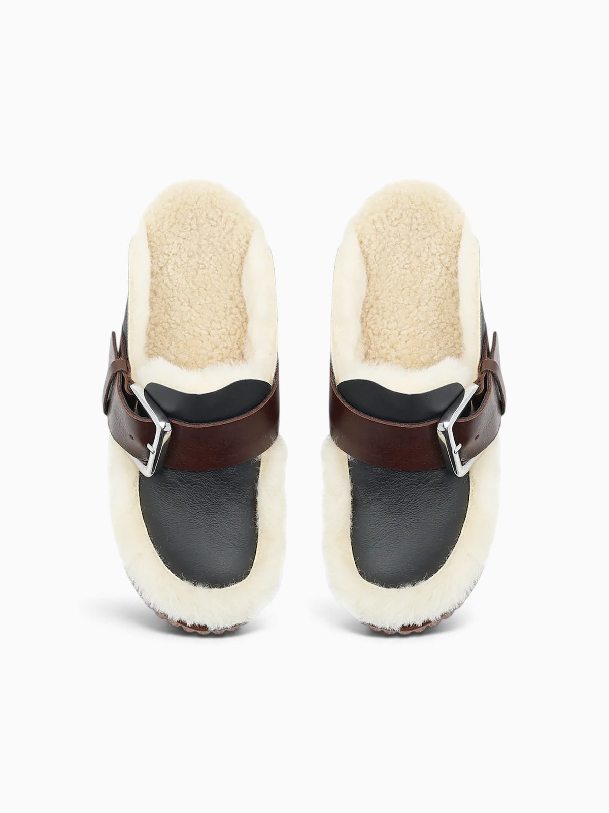 Plia Amber Oreo Sheep Shearling Black / 35 / M