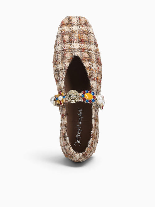Amarissa2 Beige Brown multi tweed Beige / 5 / M
