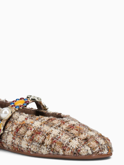 Amarissa2 Beige Brown multi tweed Beige / 5 / M