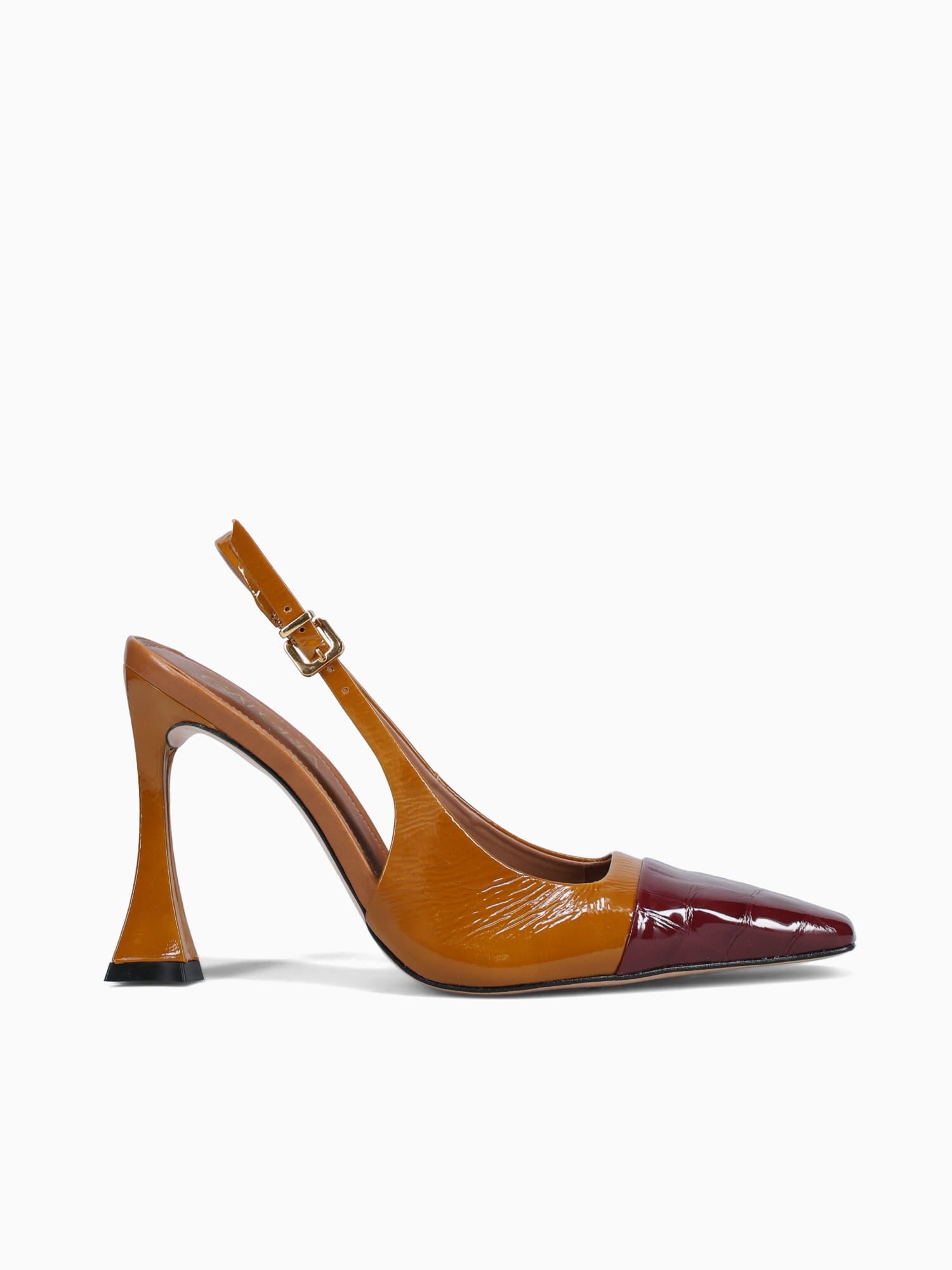 Adrianna Velvet Rouge Croco Gloss Dark Yellow / 5 / M