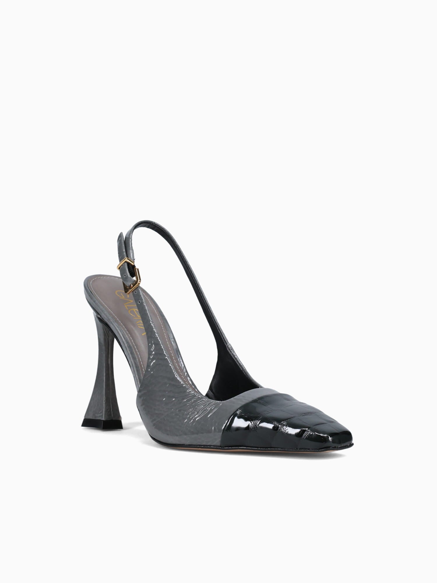 Adrianna Pine Croco Gloss Blue / 5 / M
