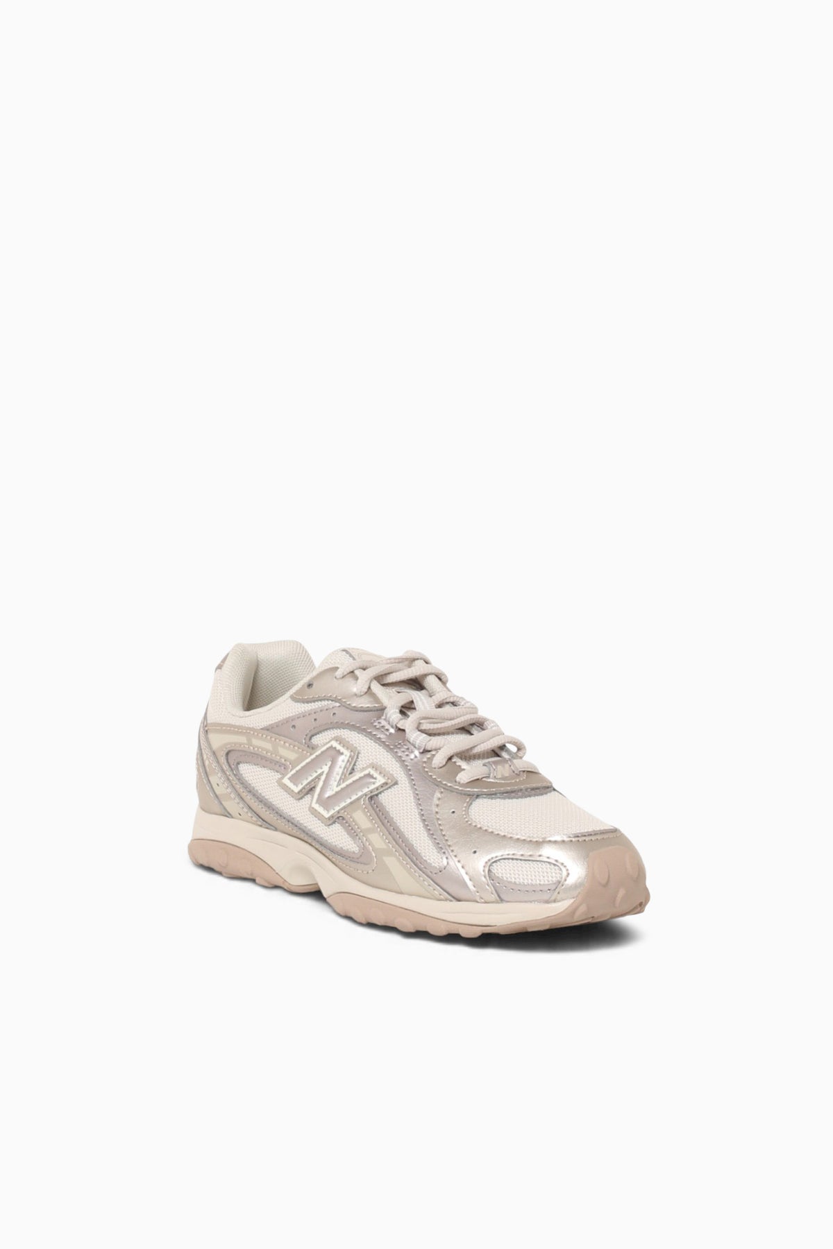 204l Gold Metallic Leather Mesh Gold / 4 / M