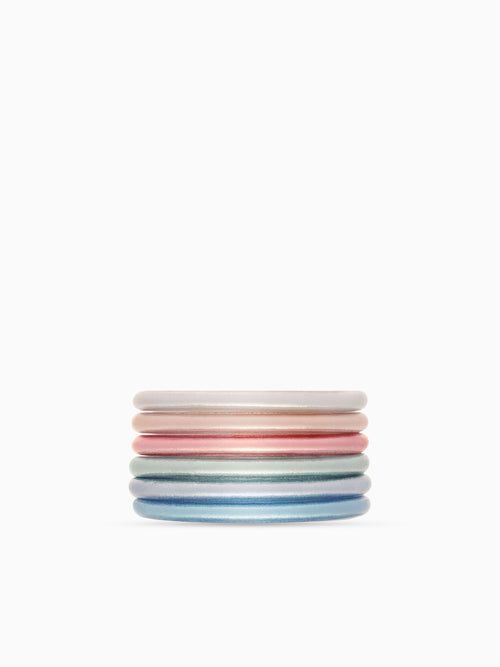 Spring Breezee Bangle Stack Pink Multi / S